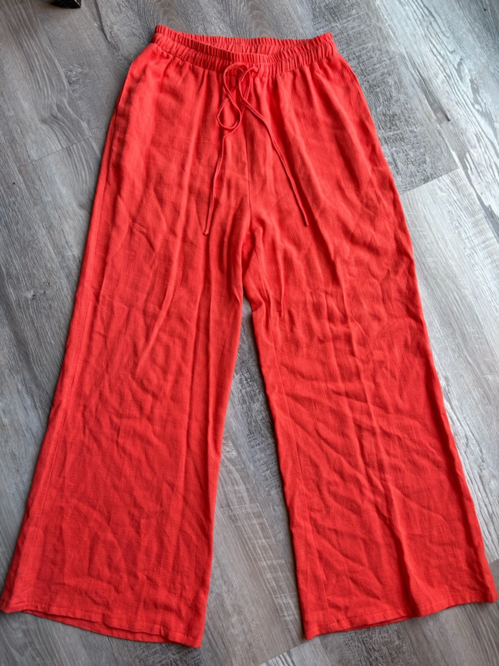ACOA Orange Wide Leg Pants Size M